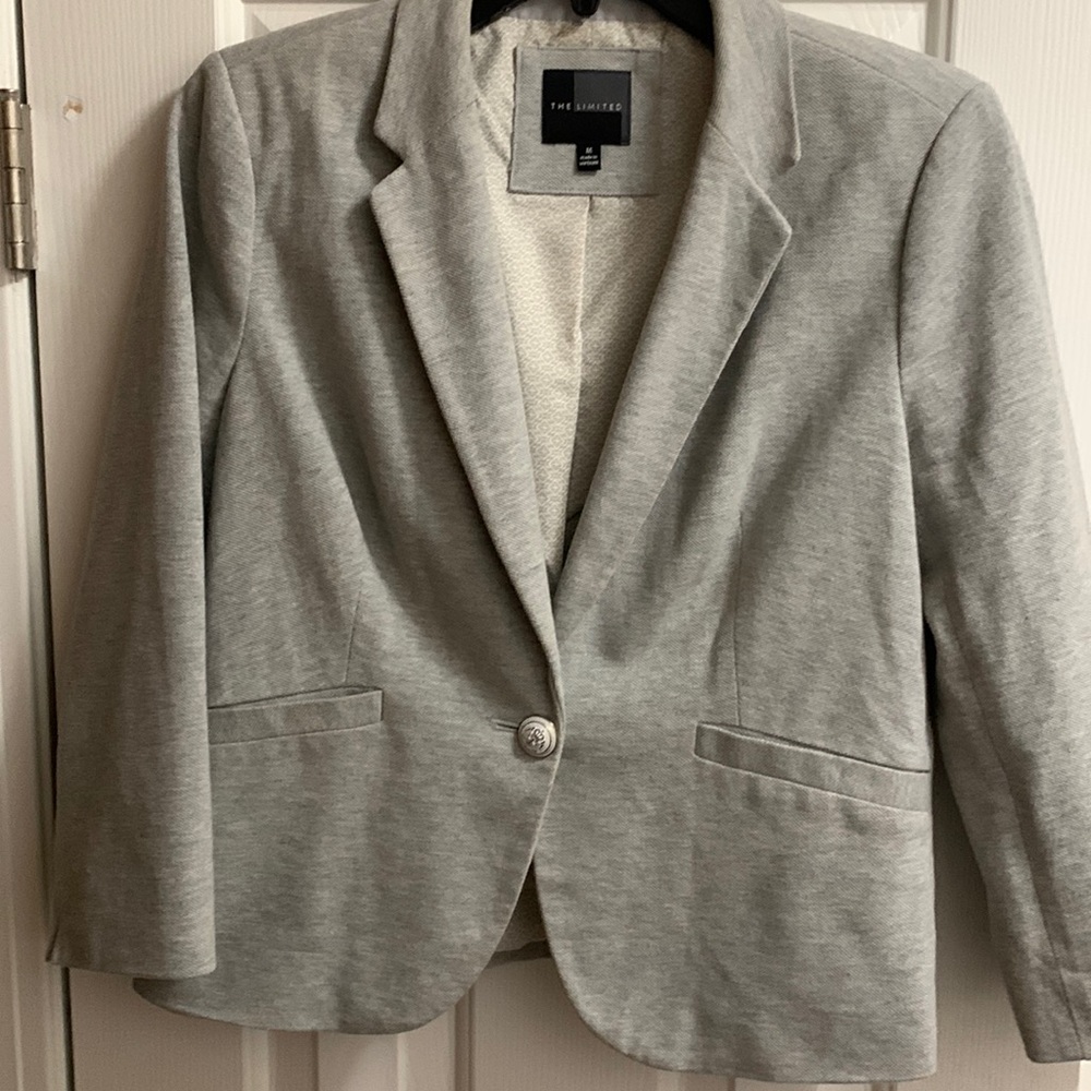 The Limited blazer. Heather gray. Size Medium